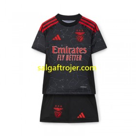 S.L. Benfica Fodboldtrøjer Børn Udebanesæt 2024/25 Kort ærmer